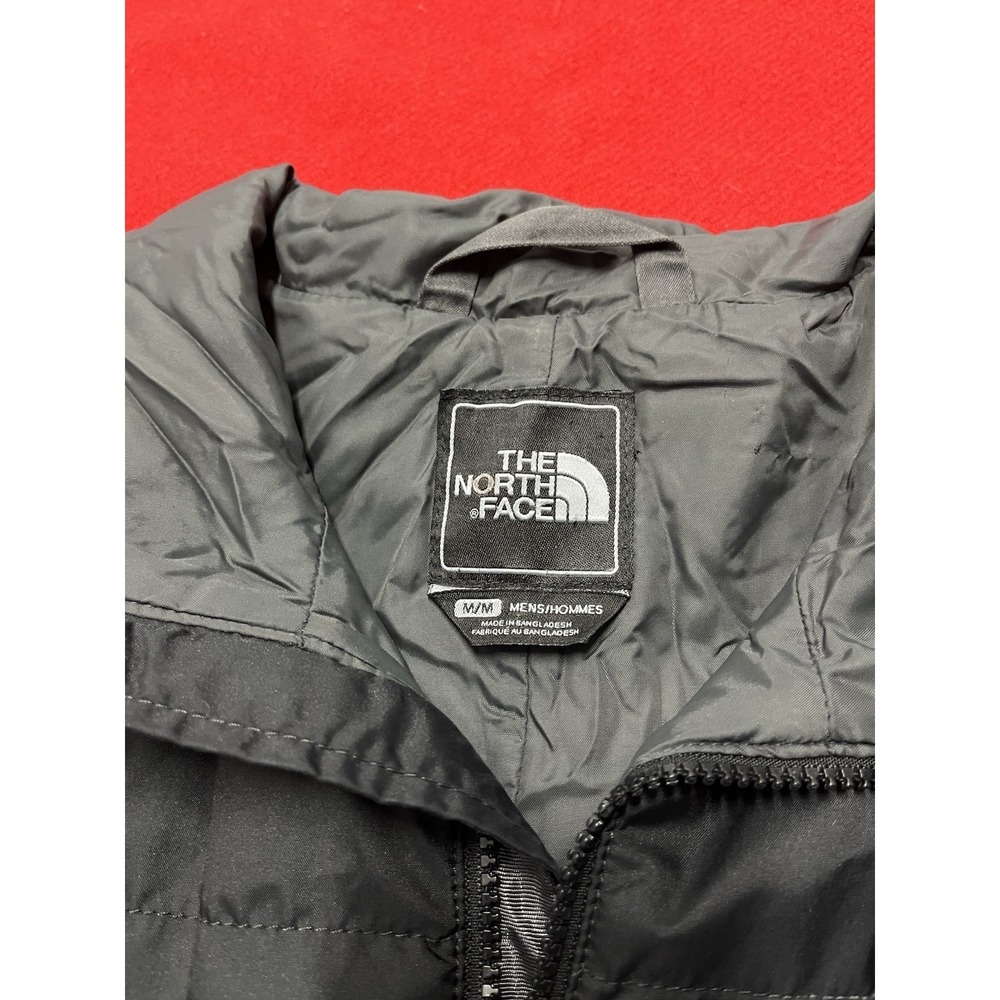 Men's North Face Light Puffer Jacket Reinforced Elbows Size Medium Black - Picture 2 of 8
